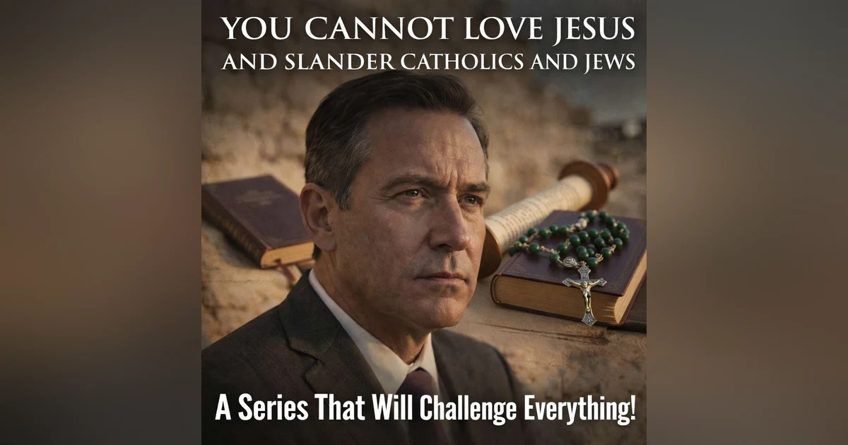 You Cannot Love Jesus and Slander Catholics and Jews.  Ep1