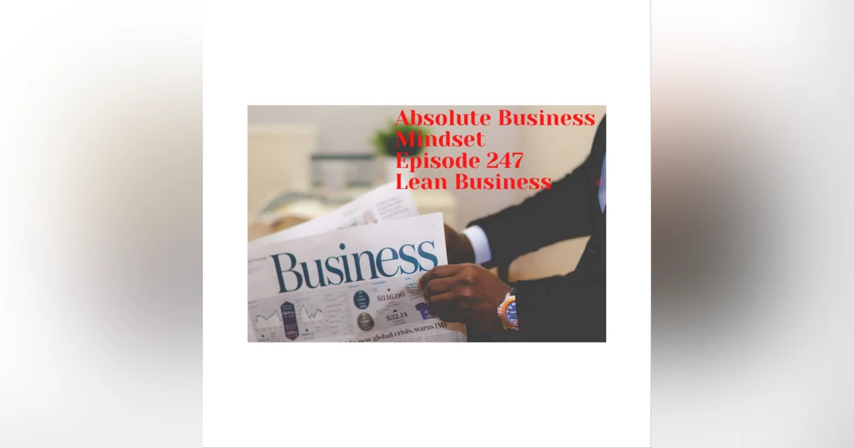If you start a business, do it lean