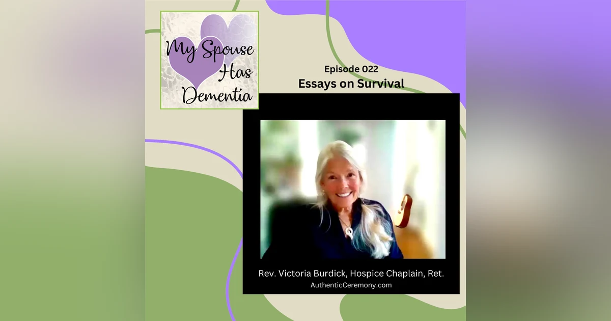 Tall Ships and Facing Death - Victoria Burdick, Hospice Chaplain, Ret.