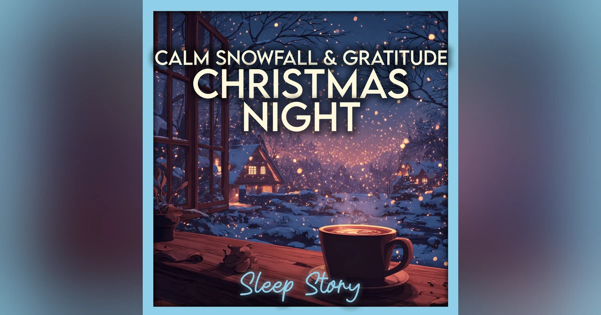 🎄 A Cozy Christmas Eve Sleep Story ❄️ | Deep Sleep, Snowfall & Gentle Holiday Calm