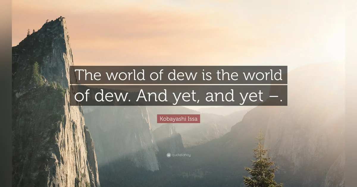 Everyday Buddhism 38 - And Yet, And Yet