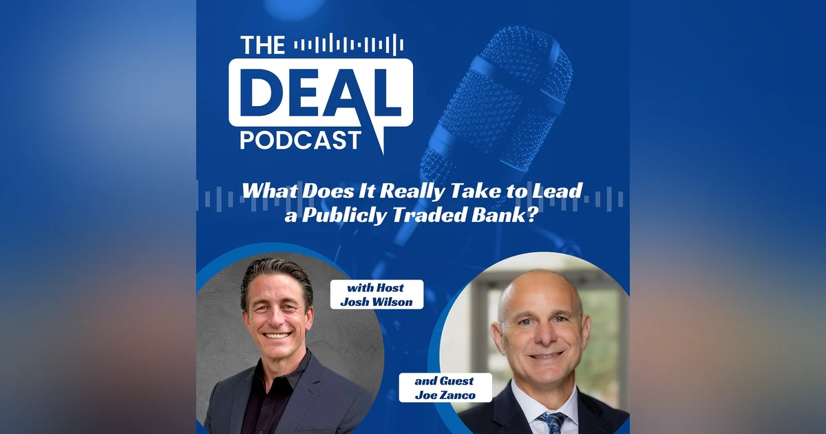 What Does It Really Take to Lead a Publicly Traded Bank?