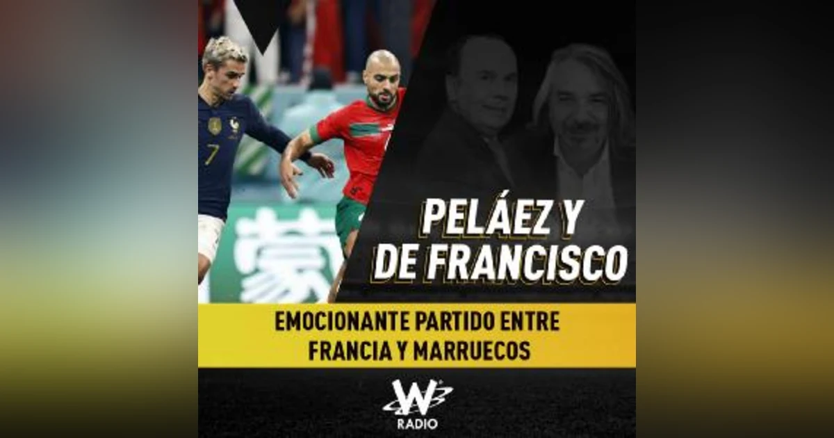 Emocionante partido entre Francia y Marruecos