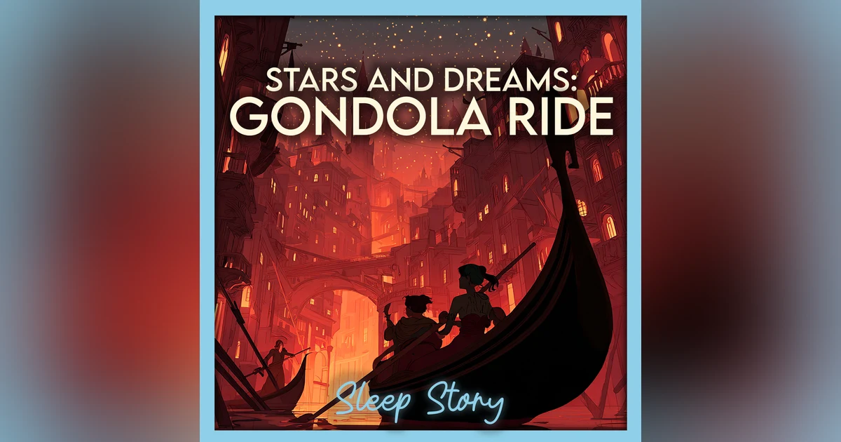 Starry Gondola Journey 🌙✨ | Sleep Story for Adults to Fall Asleep Fast | Guided Sleep Story for Deep Relaxation & Peaceful Sleep