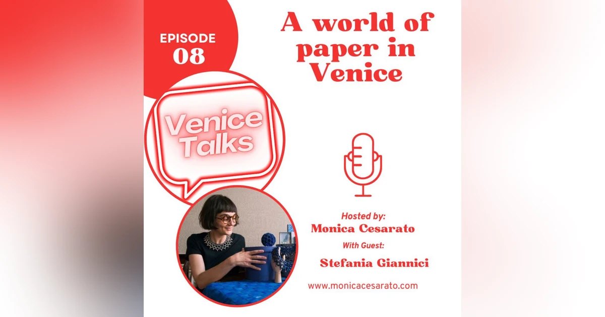 Ep.8 - Papier Bijoux: Crafting Elegance with the Art of Paper Jewelry . A chat with Stefania Giannici of Paperoowl, creator of paper jewellery in Venice