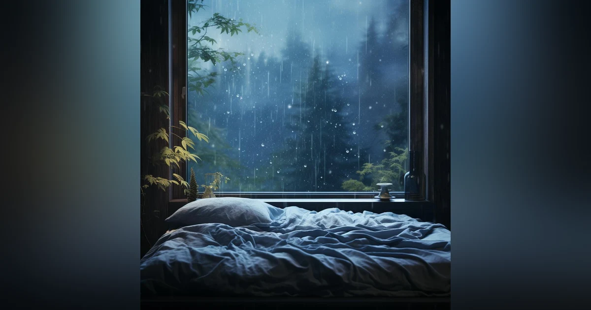 Fall asleep faster and wake up refreshed with the calming sounds of rain