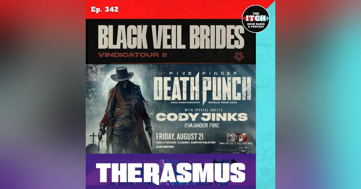 E342 Concert Catch-up: Five Finger Death Punch, Eva Under Fire, Black Veil Brides, Caskets, Saint Agnes, and more!