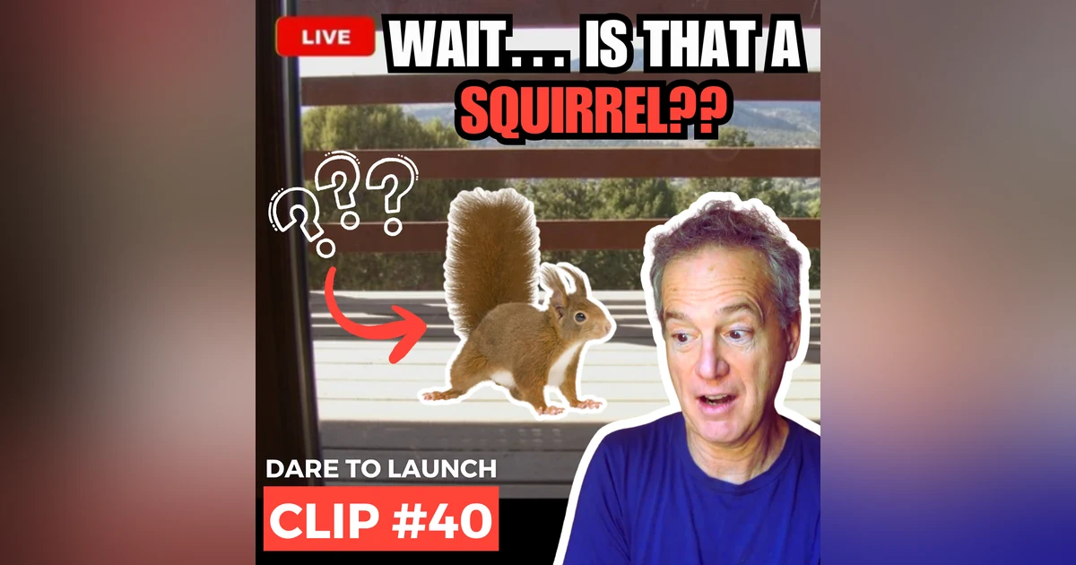 Behind The Scenes Of The Launch Masterclass: The Squirrel Cam Story - Launch Masterclass starts in 2 days!