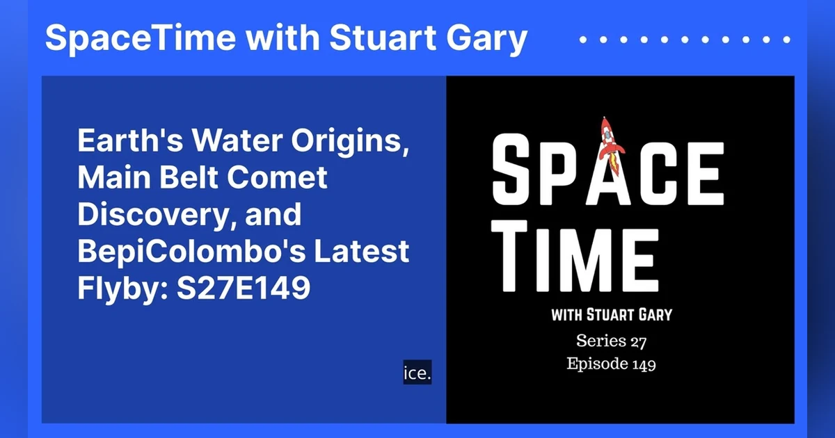 Earth’s Water Origins, Main Belt Comet Discovery, and BepiColombo’s Latest Flyby: S27E149