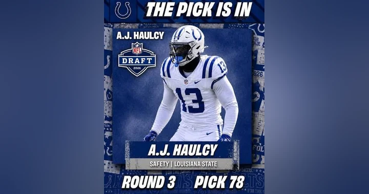image for Rolling with the Rookie: AJ Haulcy, SAF, Colts