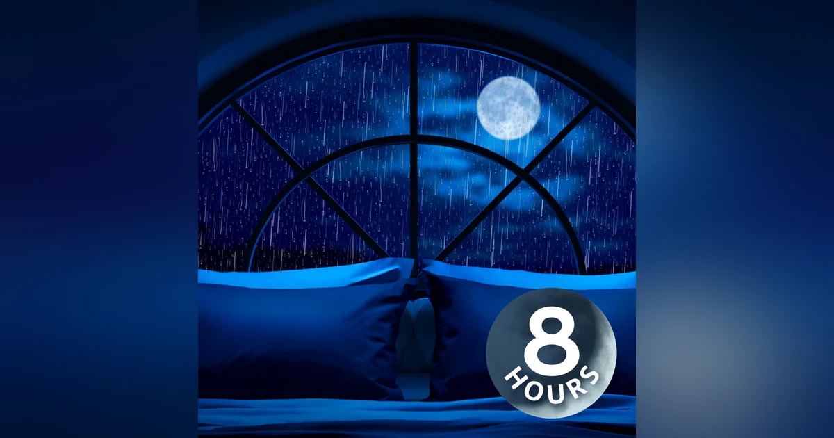 Rain & Thunder Sounds for Sleep | 8 Hour Soothing White Noise