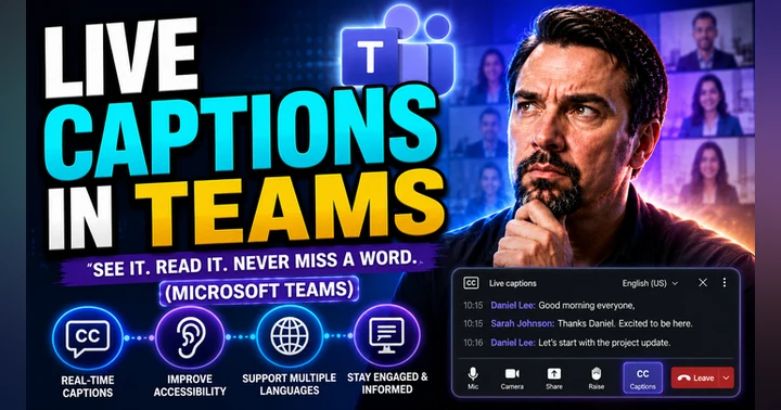 image for Live Captions In Teams Guide