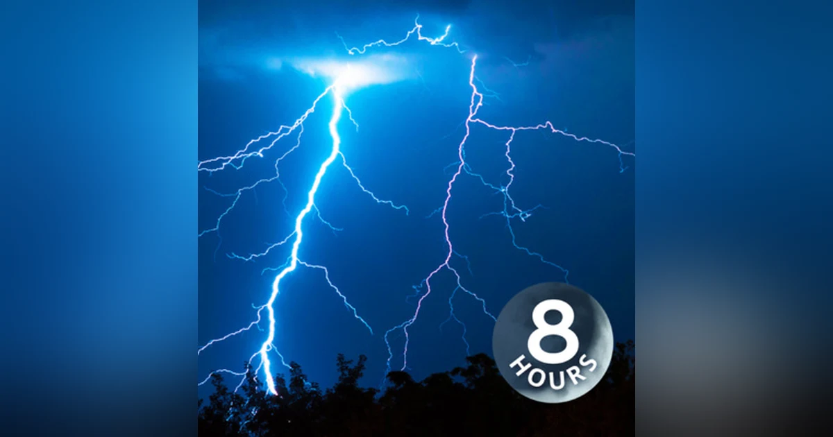Thunder with Rain Sounds on Roof | Sleep, Study, Relax | White Noise 8 Hours