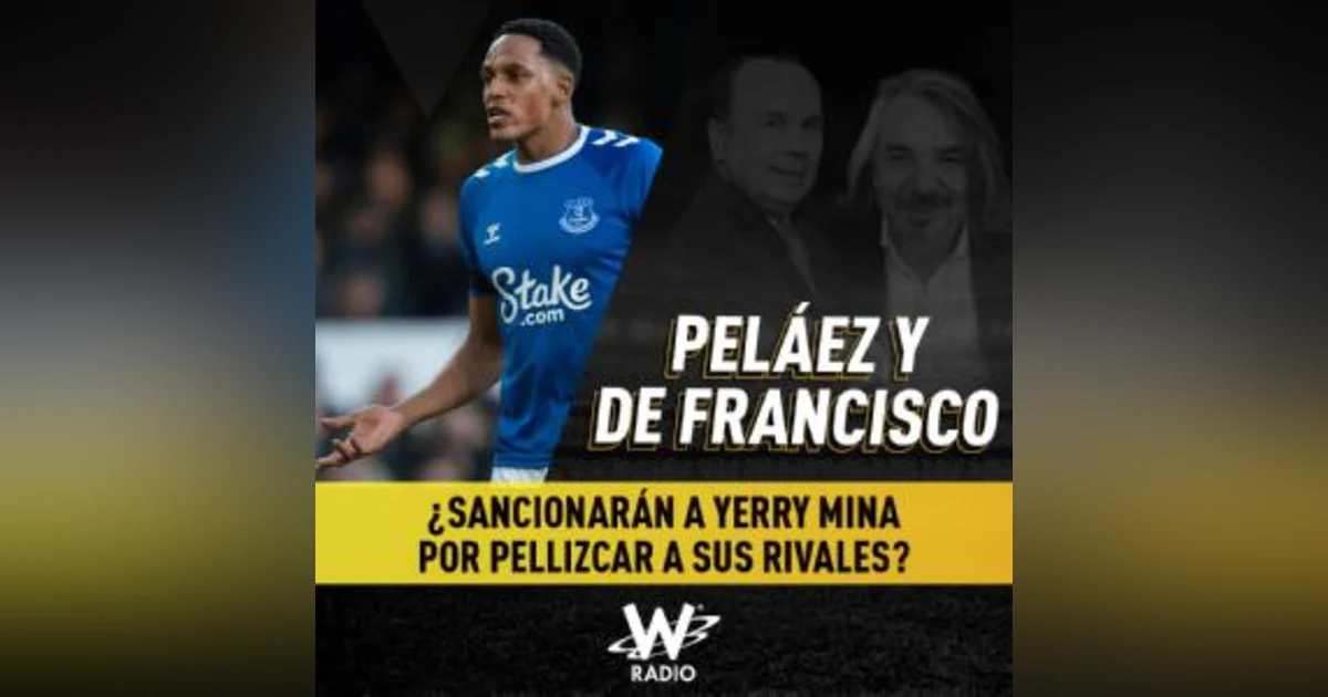 ¿Sancionarán a Yerry Mina por pellizcar a sus rivales?