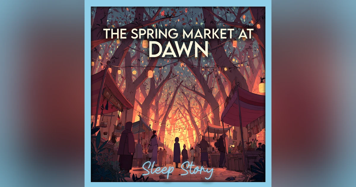 Spring Market at Dawn 🌸 | Cozy Bedtime Story for Grown Ups | Sleep Story for Deep Relaxation & Peaceful Sleep