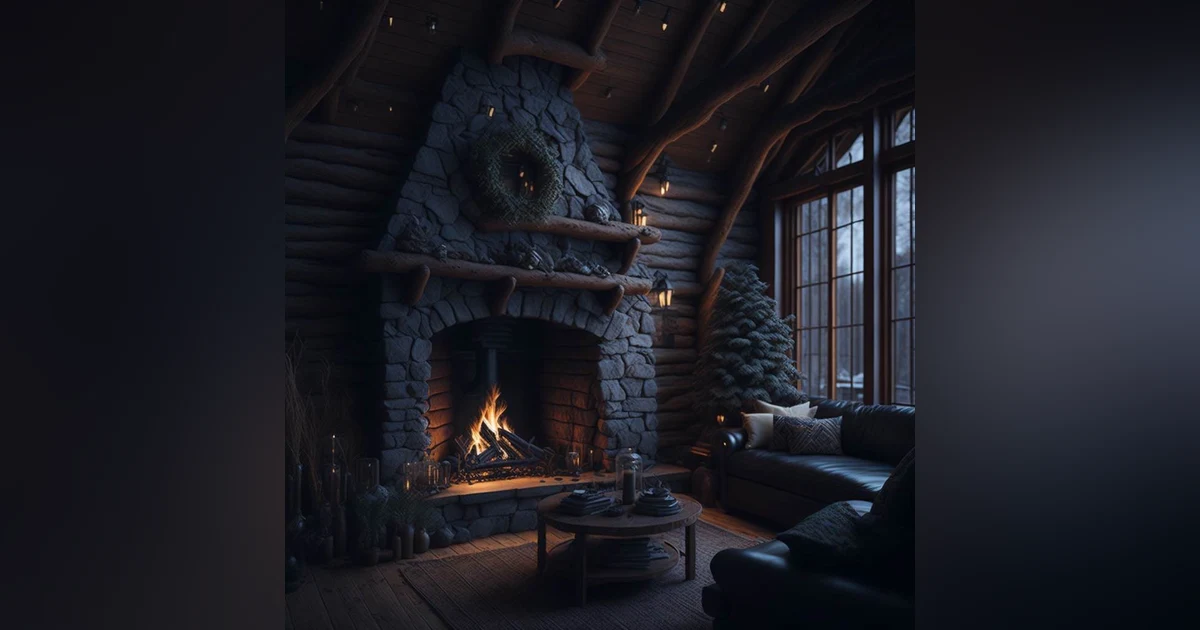 Cozy Cabin  8 Hours of Relaxing Fireplace Sounds for Ambience and Sleep