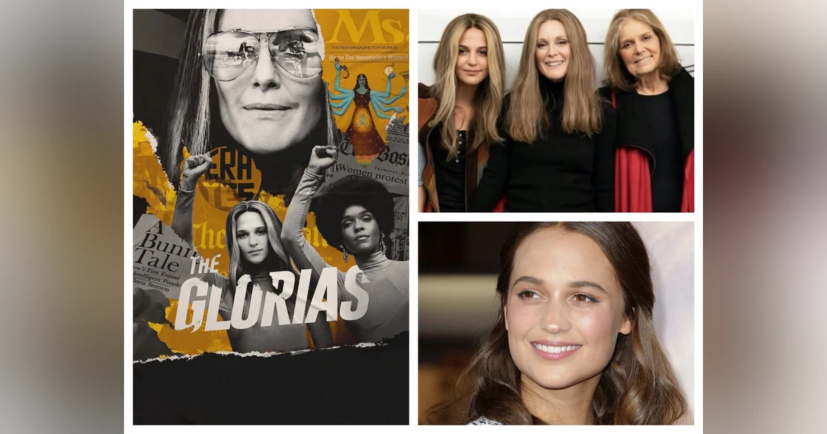 Epi 196 Alicia Vikander 'The Glorias',  playing icon Gloria Steinem & finding her own voice (Replay)