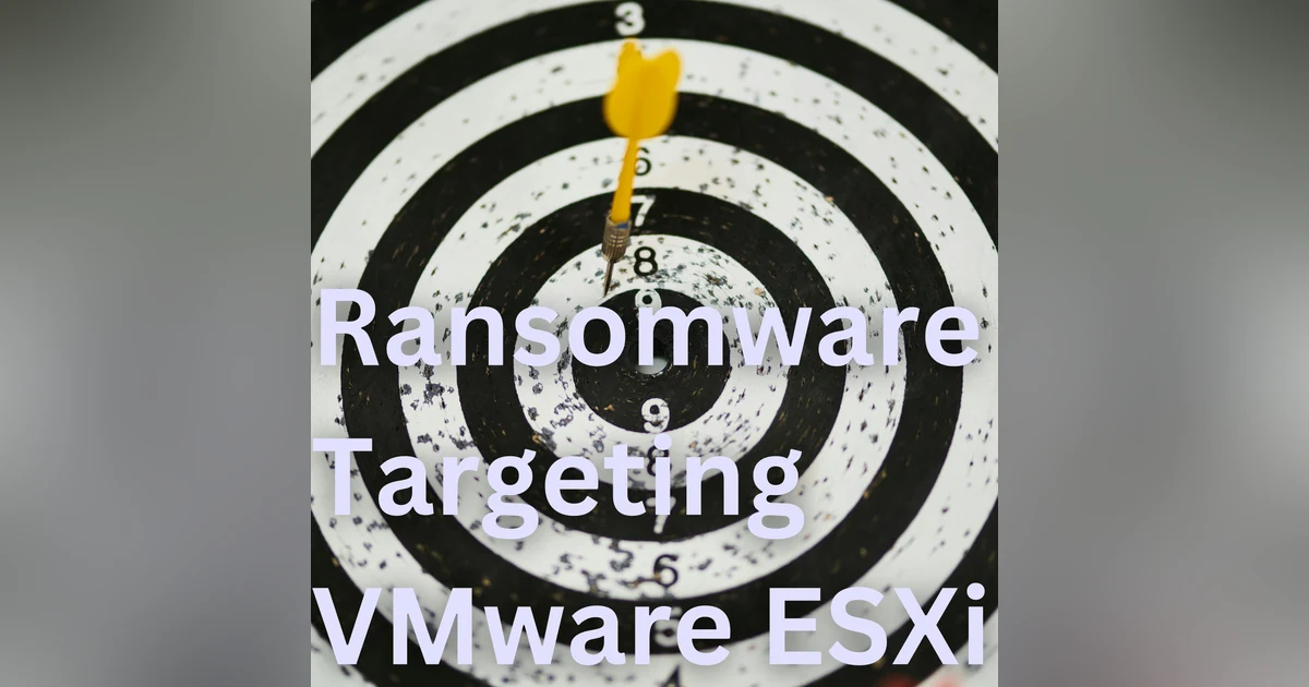 Ransomware Targets VMware ESXi: Melissa Palmer Explains the Threat
