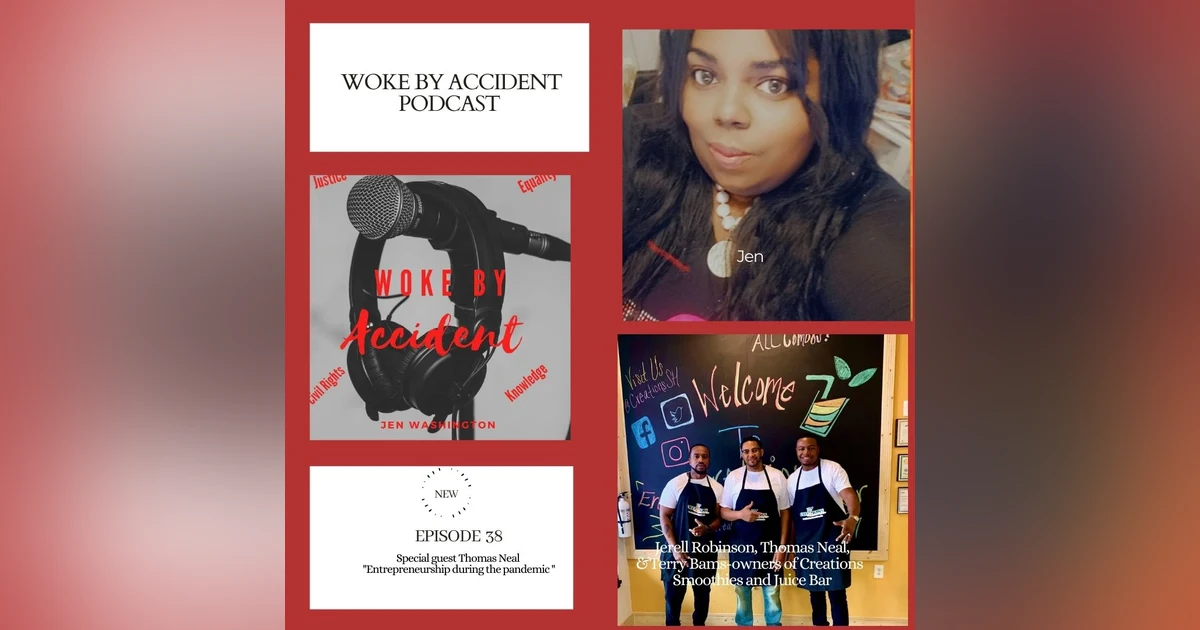 Woke By Accident Podcast Episode 38 "Entrepreneurship during the pandemic"