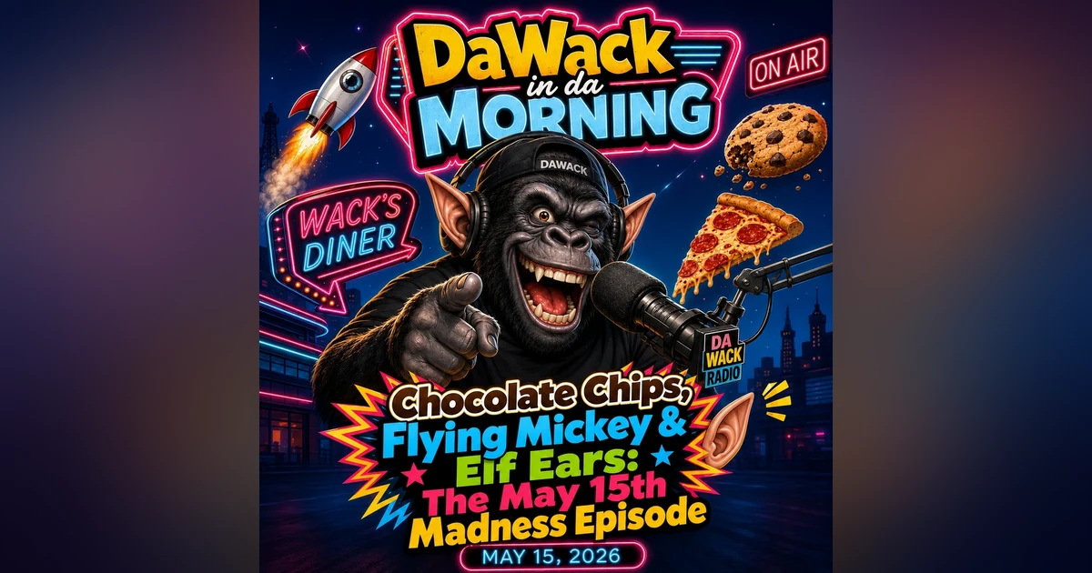 DaWack In Da Morning 5 15 26 Chocolate Chips, Flying Mickey & Elf Ears: The May 15th Madness Episode