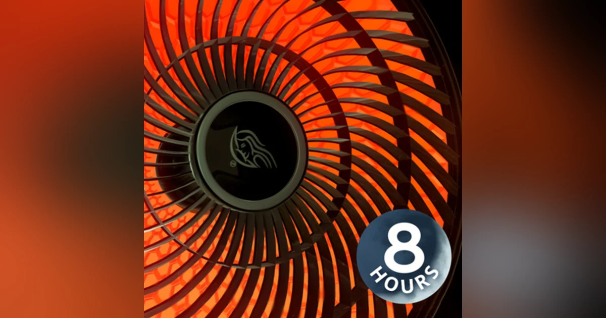 Warm Heater Vibes 8 Hours I Heater Fan White Noise for Sleeping