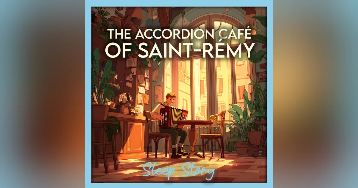 Fall Asleep in a Moonlit Café in Provence | Atmospheric Sleep Story for Adults, Peaceful Rain Sounds and Deep Relaxation