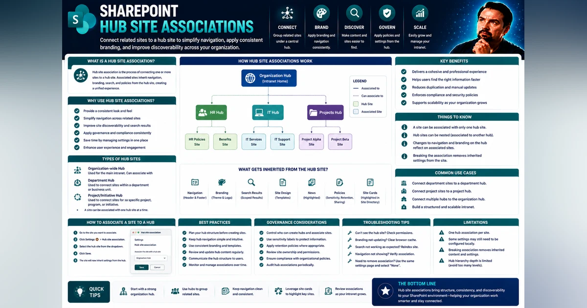 SharePoint Hub Site Associations: Complete Guide