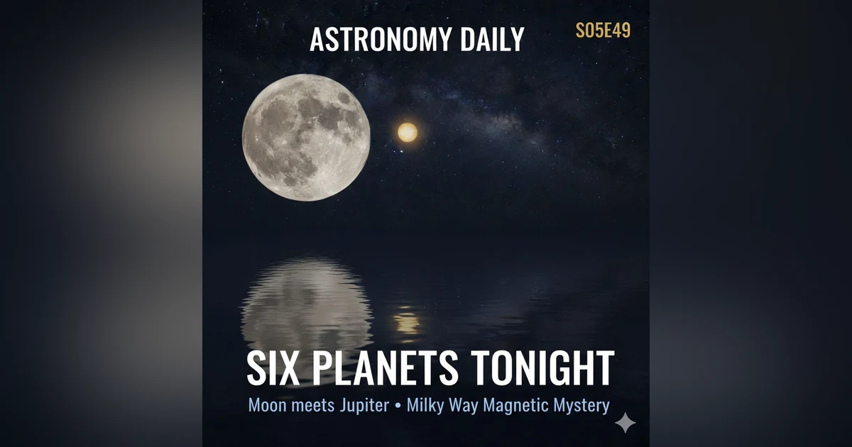 Six Planets Tonight — And a Galaxy-Sized Mystery Solved ⭐