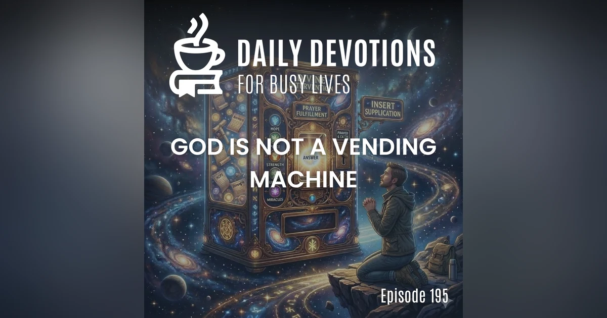 God Is Not a Vending Machine
