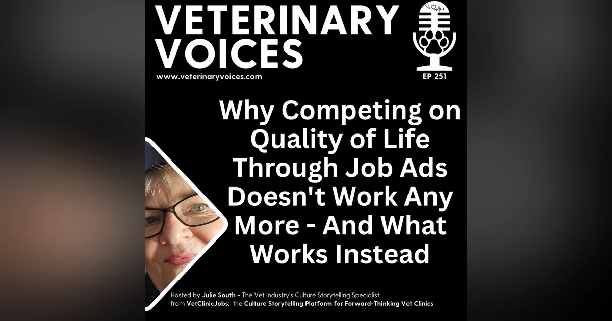Why Competing on Quality of Life Through Job Ads Doesn't Work Any More - ep. 251
