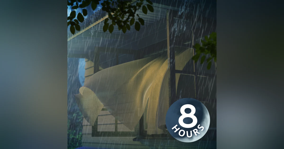 Heavy Rain Sounds for Sleeping | 8 Hour Rainstorm White Noise