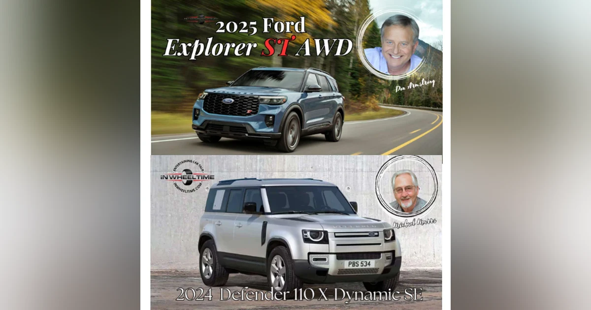 Exploring Power and Luxury: Ford Explorer and the Land Rover Defender 110!