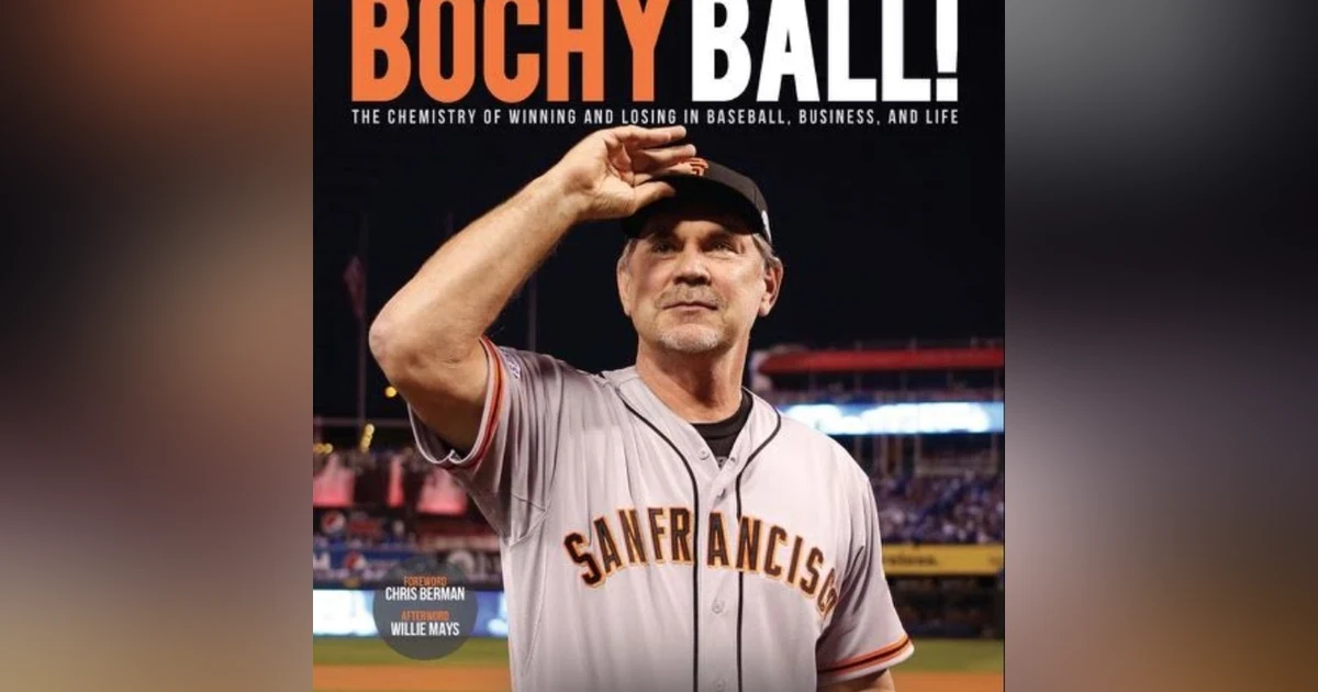 Bruce Bochy SF Giants Manager 3x World Series Champion Bochy Ball book