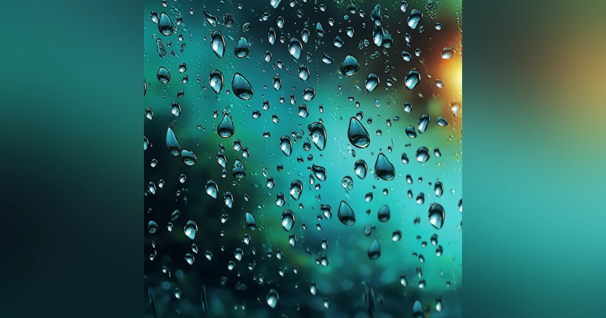 Raindrop Serenade 8 Hours of Soothing Rain with Delicate Drip Sounds