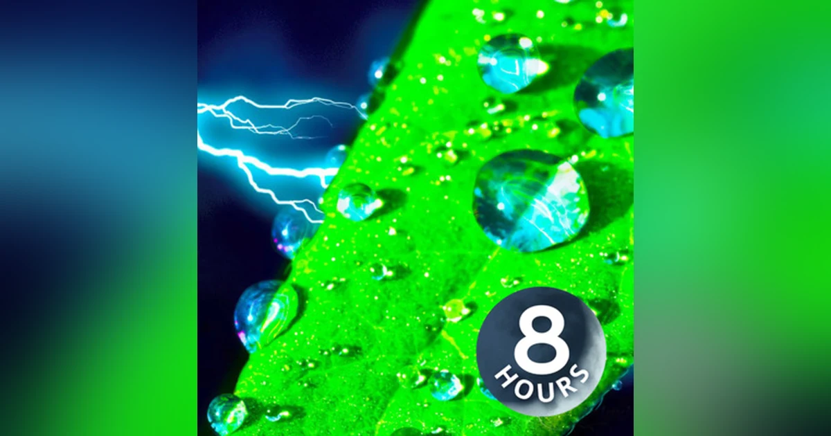 Sleep Sounds Rain & Thunder White Noise 8 Hours