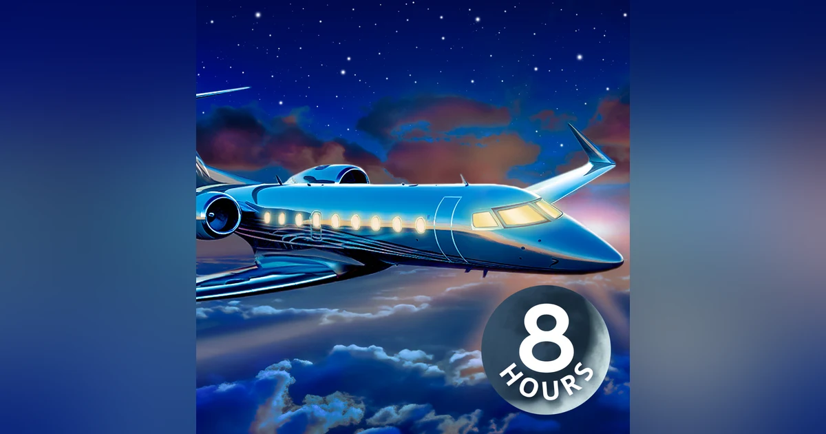 Sleep in Luxury with Airplane White Noise | Helps You Rest for 8 Hours