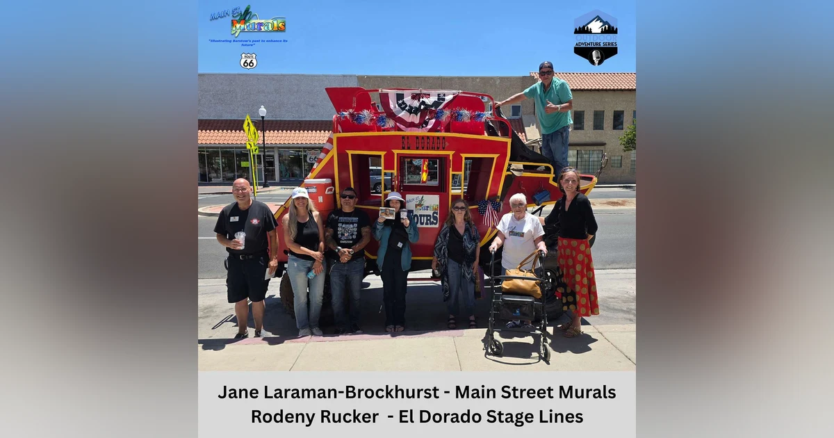 From Stone Age to Space Age: Barstow’s Main Street Murals Adventure by Motorized Stagecoach