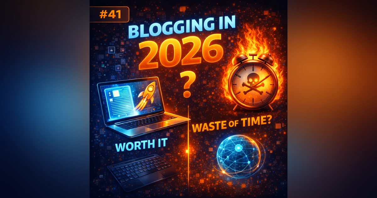 #41 Blogging in 2026: Still Worth It or a Waste of Time?