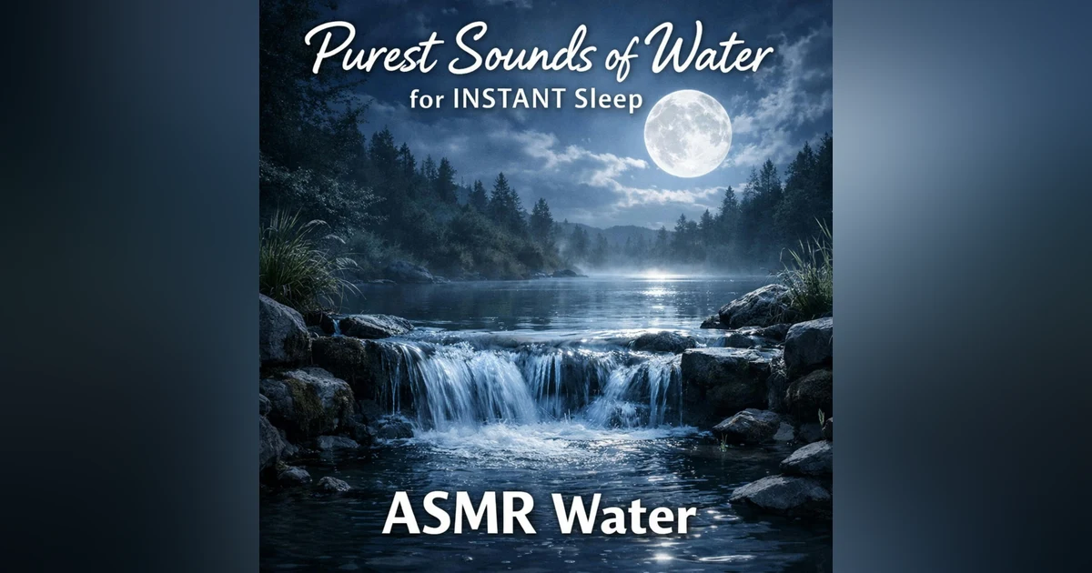 Purest Sounds of Water for INSTANT Sleep ❘ ASMR Water ❘
