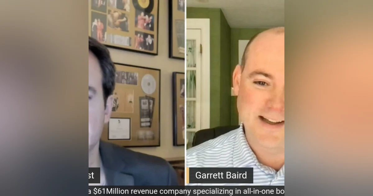 Garrett Baird, President and CEO The Neat Company 61Million revenue