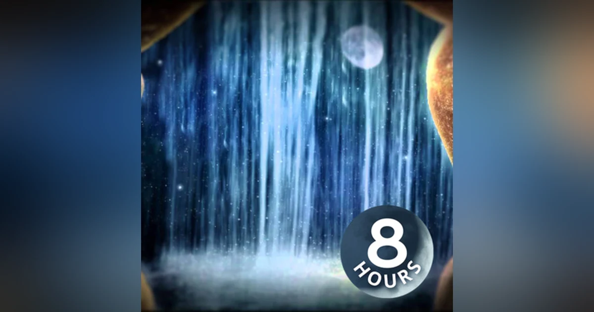 Waterfall White Noise for Relaxation, Sleep or Studying 8 Hours