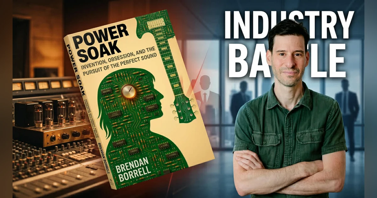 Episode #13: Brendan Borrell - Power Soak: Tom Scholz vs The Music Industry's Most Powerful Man