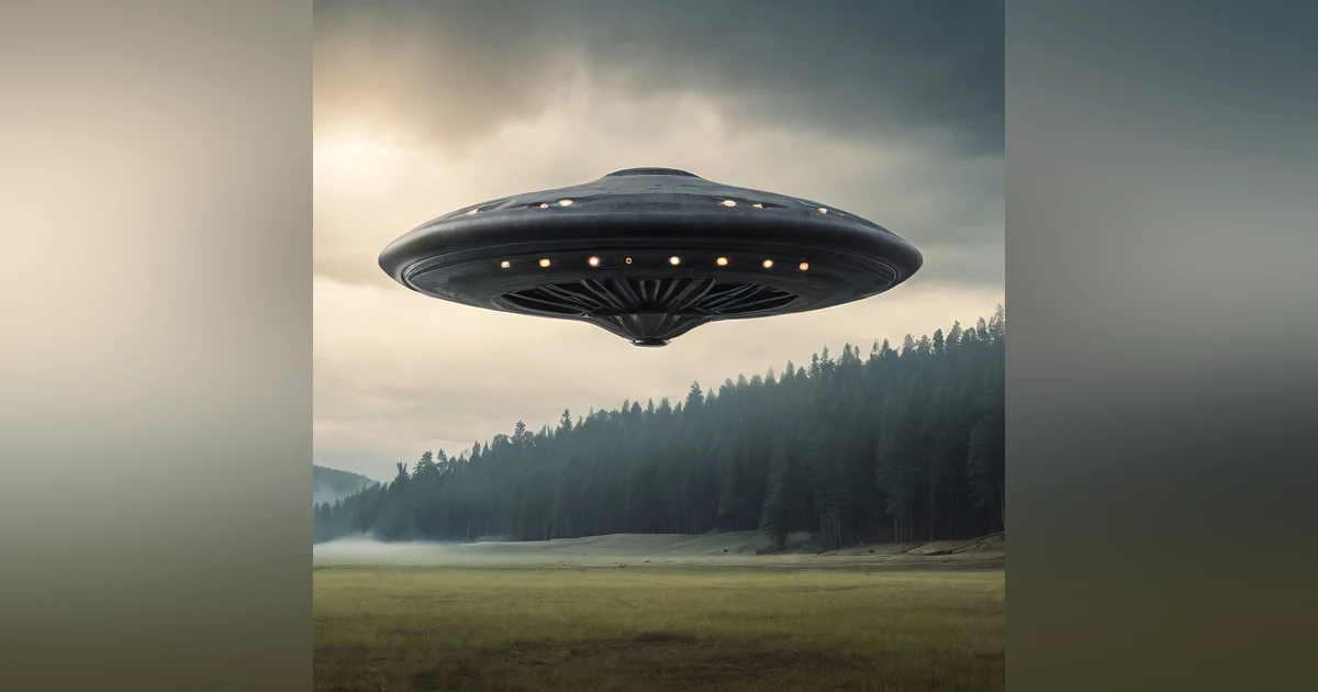 A UFO in Lumberton in North Carolina