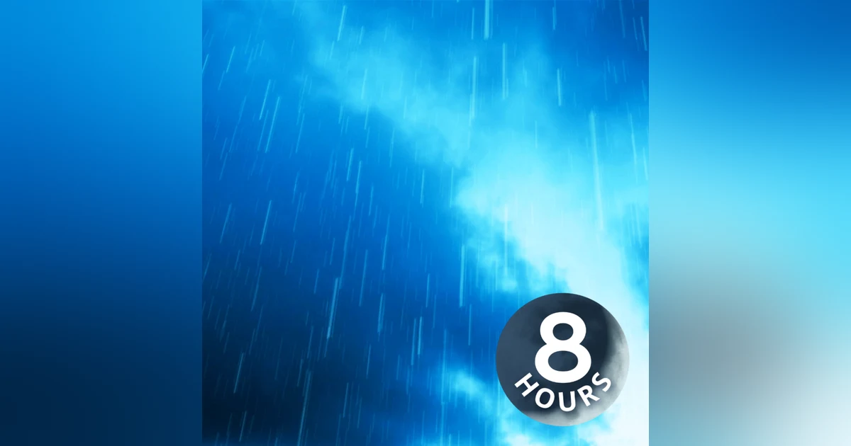 Thunderstorm and Rain Sounds for Sleeping | White Noise Thunder with Rainstorm 8 Hours
