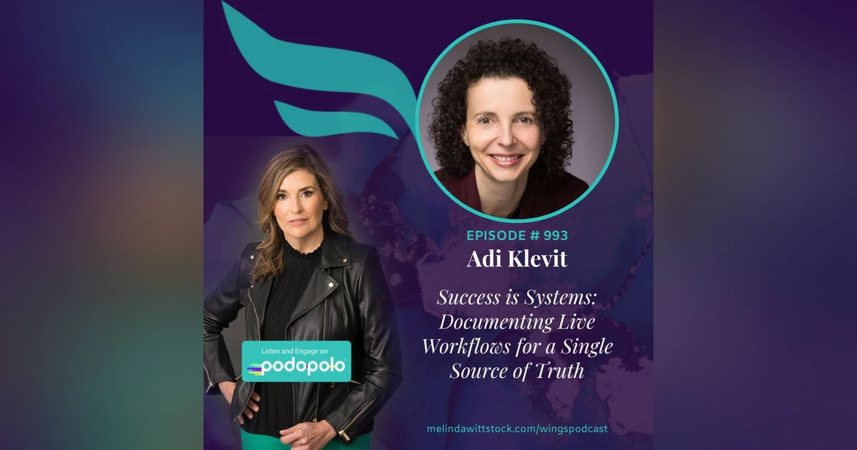 Success Is Systems: Entrepreneur Adi Klevit on Scaling by Documenting Live Workflows for a Single Source of Truth