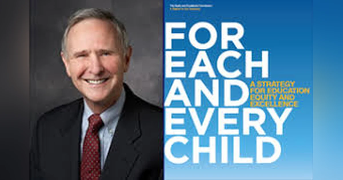 Saturday, September 15, 2018 Eric "Rick" Hanushek, Senior Fellow at the Hoover Institute-Stanford University, Mike Burton, Slade Mortgage co-hosts