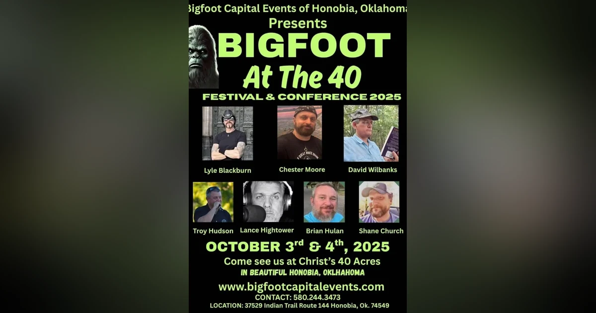 The Heart of Bigfoot country in Oklahoma