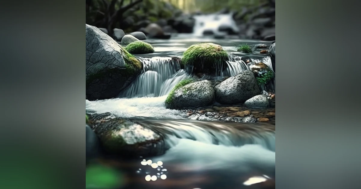 Create a Calming and Relaxing Ambiance with 8 Hours of Running Water Sounds