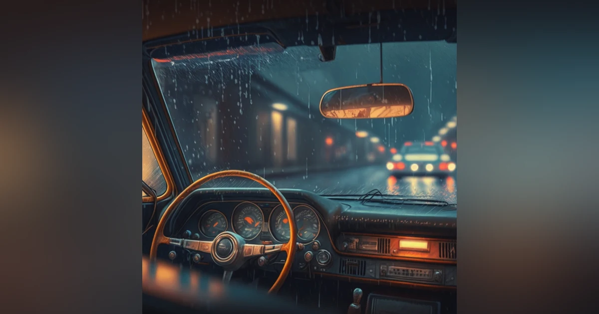 Relax and Sleep Better with 8 Hours of Soothing Rainy Car Ambience Sound White Noise