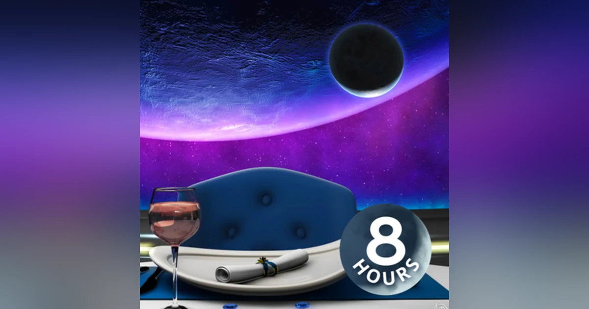 Calm Vibes on Your Private Spaceship | 8 Hours Space White Noise for Focus & Studying